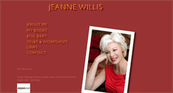 Desktop Screenshot of jeannewillis.com